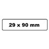 Labeletiket Quantore DK-11201 29x90mm adres wit 400 stuks foto