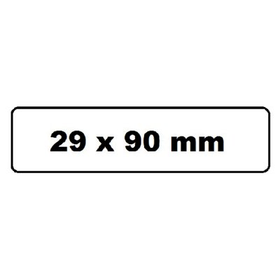 Labeletiket Quantore DK-11201 29x90mm adres wit 400 stuks