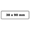 Labeletiket Quantore DK-11208 38x90mm adres wit 400 stuks foto