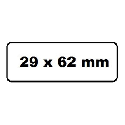 Labeletiket Quantore DK-11209 29x62mm adres wit 800 stuks