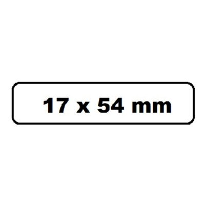 Labeletiket Quantore DK-11204 17x54mm wit 400 stuks