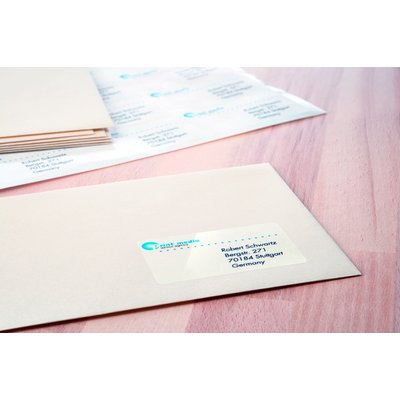 Etiquette HERMA 8017 63,5x38,1mm transparent 525 pièces