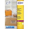 Etiket Avery L7567-25 210x297mm transparant 25 stuks foto