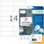 Etiket HERMA 5081 105x42.3mm verwijderbaar wit 350 stuks