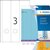 Rugetiket HERMA 5138 breed/lang 61x297mm zelfklevend blauw