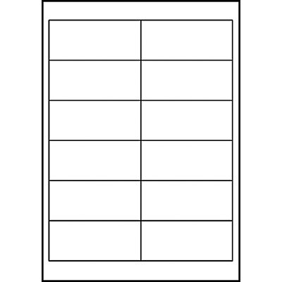 Etiquette Avery 3659 97x42,3mm blanc 2400 pièces