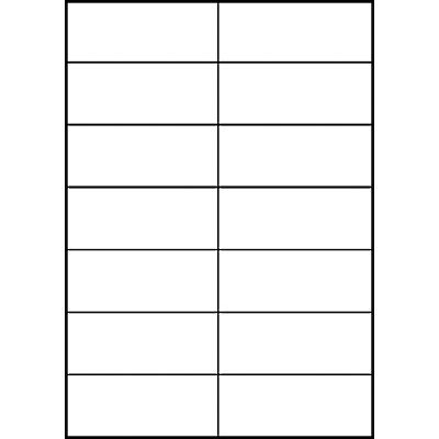Etiquette Avery 3653-200 105x42,3mm blanc 2800 pièces