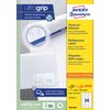 Etiket Avery 3658 64.6x33.8mm wit 4800 stuks foto