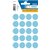 Etiket HERMA 1873 rond 19mm blauw 100 stuks
