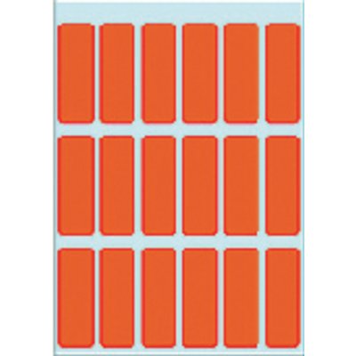 Etiket HERMA 3652 12x34mm rood 90 stuks
