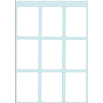 Etiket HERMA 3752 24x35mm wit 63 stuks