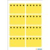Etiket HERMA 3771 26x40mm diepvries geel 48 stuks foto