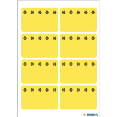 Etiket HERMA 3771 26x40mm diepvries geel 48 stuks