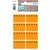 Etiquette congélateur HERMA 3774 26x40mm orange 48 pièces