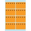 Etiquette congélateur HERMA 3774 26x40mm orange 48 pièces Photo