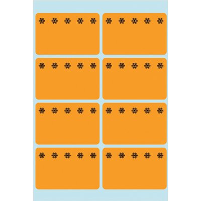 Etiquette congélateur HERMA 3774 26x40mm orange 48 pièces