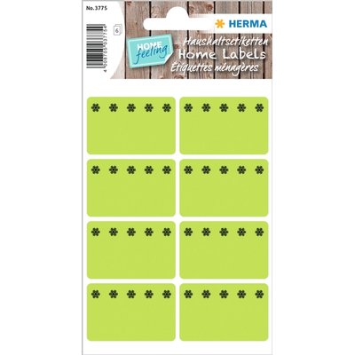 Etiquette congélateur HERMA 3775 26x40mm vert 48 pièces
