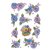 Etiquette HERMA 3818 Pensées violettes