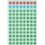 Etiket HERMA 4129 8mm getallen 1-160 kleur assorti 576 stuks
