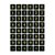 Etiquette HERMA 4131 chiffres 0-9 dorées sur noir 13x13mm