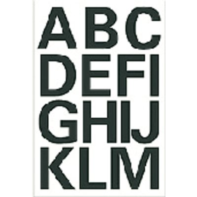 Etiquette HERMA 4167 lettres A-Z noir 25mm