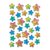 Etiquette HERMA 5219 Etoiles multicolores 3D