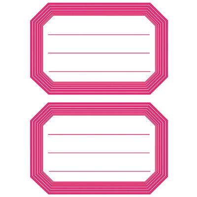 Etiket HERMA 5712 82x55mm schrift rode rand 12 stuks