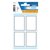 Etiquette cahier HERMA 5713 40x55mm cadre gris 24 pièces