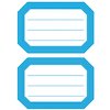Etiket HERMA 5714 82x55mm schrift blauwe rand 12 stuks foto