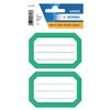 Etiquette cahier HERMA 5716 82x55mm cadre vert 12 pièces Photo