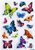 Etiket HERMA 15515 vlinder 3D vleugeleffect