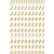 Etiquette HERMA 4151 chiffres 0-9 or sur transparent 8mm 200 pièces