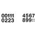 Etiquette HERMA 4189 chiffres 0-9 33mm noir 16 pièces