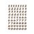 Etiquette HERMA 4193 chiffres 0-9 8mm or 64 pièces