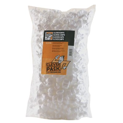 Opvulchips CleverPack wit zak à 2.5 liter