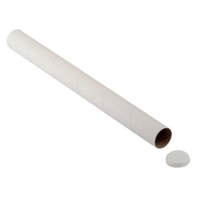 Tube expédition CleverPack A0 850x50x1,5mm + embouts blanc 20 pièces