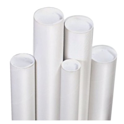 Tube expédition CleverPack A1 650x50x1,5mm + embouts blanc 20pcs