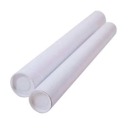 Tube expédition CleverPack A2 450x50x1,5mm + embouts blanc 20 pièces