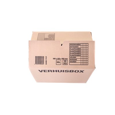 Verhuisdoos IEZZY 480x320x360mm bruin 3mm