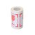 Waarschuwingsetiket IEZZY breekbaar 80mmx100m rood 250 stuks