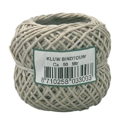 Henneptouw Muller 2-draads ca 50 meter