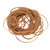 Elastiek Standard Rubber Bands 10 30x1.5mm 500gr 4750 stuks bruin