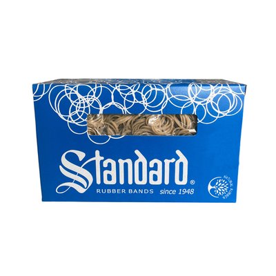 Elastique Standard 18 Rubber Bands 80x1,5mm 500g brun 1660 pièces