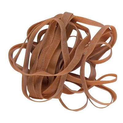 Elastique Standard 34 Rubber Bands 100x2,5mm 500g brun 800 pièces