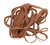 Elastiek Standard Rubber Bands 64 90x5mm 100gr 85 stuks bruin