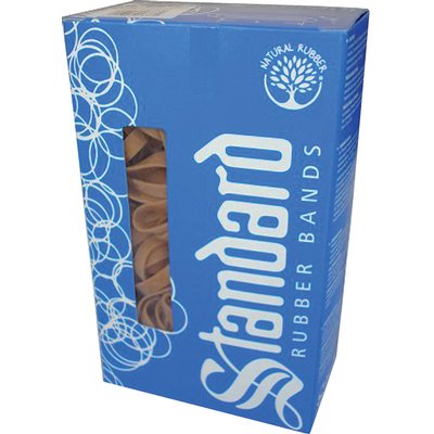 Elastique Standard 87 Rubber Bands 120x10mm 500g brun 165 pièces
