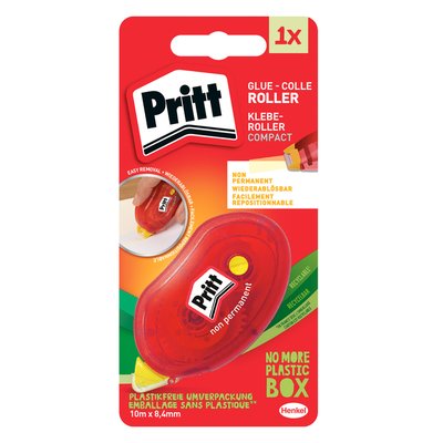Roller de colle Pritt Compact non-permanent 10m blister