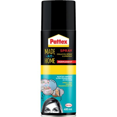Lijmspray Pattex hobby spuitbus permanent 400ml