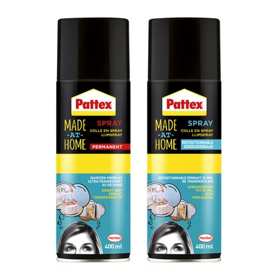 Lijmspray Pattex hobby spuitbus permanent 400ml