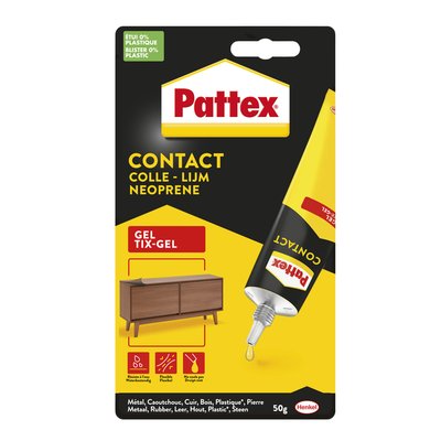 Alleslijm Pattex Tixgel Tube 50 gram op blister